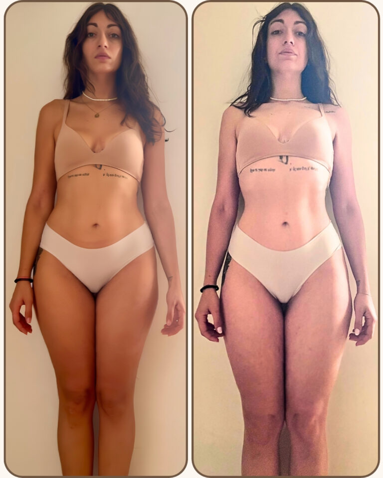 Rosa ex pallavolista, dopo un infortunio e per dedicarsi alla carriera aveva perso voglia di allenarsi e fisicità. Dopo pochi mesi Rosa ha ridotto il girovita ed è ha perso oltre 5 kg ritrovando atleticità, femminilità e voglia di rimettersi in gioco.